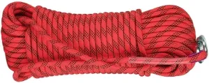 10mm Static Rope Camping Safety Rope 1100kg High Strength Safety Rope for Working at Height Climbing Equipment for Rappelling,Caving, Indoor Outdoor Camping (Color : Red, Size : 10mm x 160m)