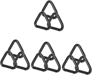 12 Pcs Triangle Carabiner Metal Carabiner Climbing Carabiners Heavy Duty Micro Carabiner Climbing Buckle Hanging Buckles Carabiner Small Carabiner Clips Small Carabiners