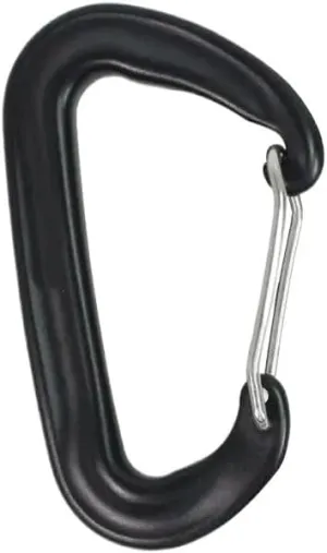 1PC Durable 12KN D Carabiner Aluminum Wire Gate Spring Clip Locking Backpack Hammock Camping Hiking Carabiner
