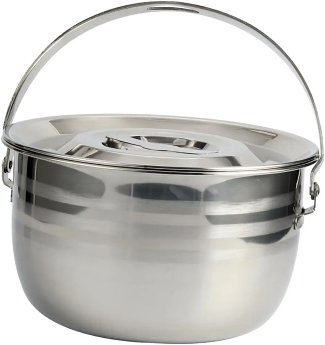 1pc High Capacity Saucepan for Stewing Meat Lightweight Cookware for Household and Outdoor Use for Bbq and Camping Cooking