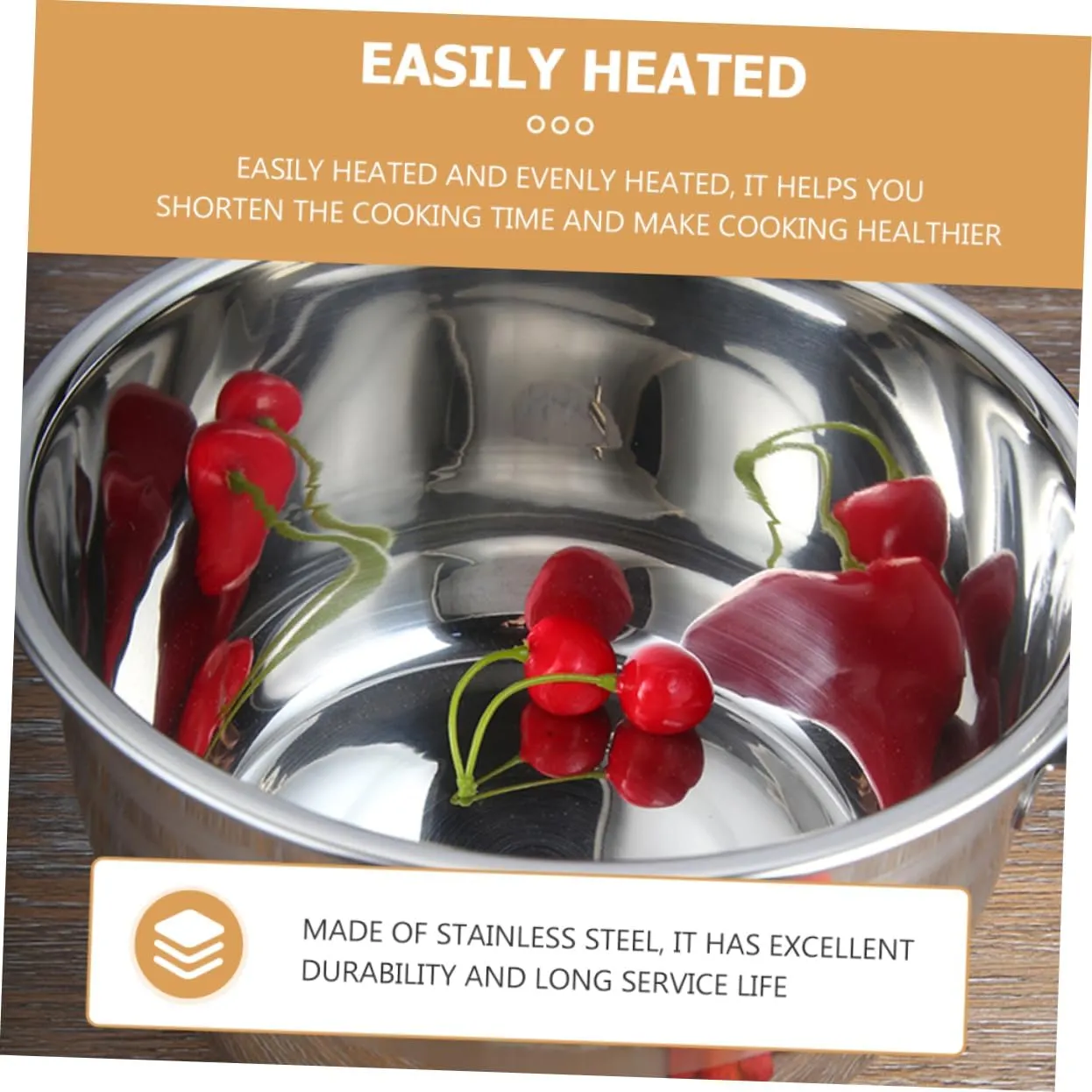 1pc High Capacity Stew Pot Non Stick Cookware for Outdoor Camping Home Cooking and Lightweight Design Thickened Cooking Pot