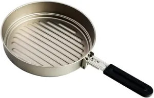 1PC Pure Titanium 1.1L Folding Frying Pan Outdoor Portable Camping Cookware