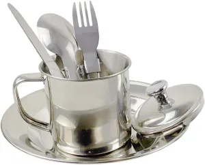 1set Portable Camping Cookware for Persons Non-Stick Outdoor Cooking Gear for Hiking and Picnics Complete Essential Accessories