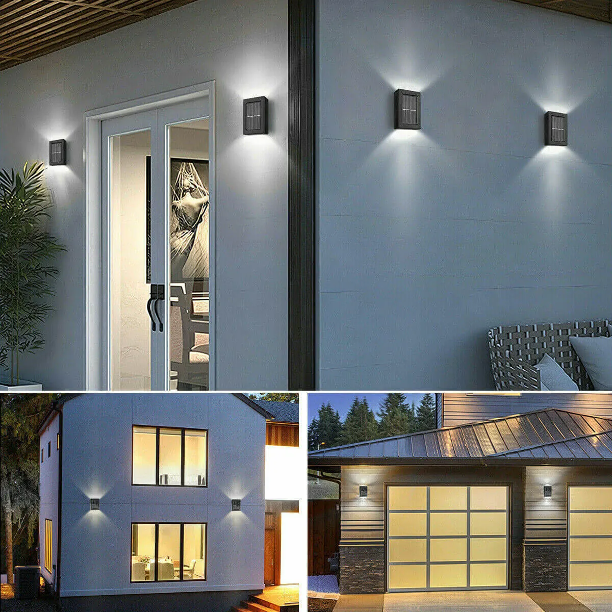 2-Pack Waterproof Outdoor Solar Deck Lights: High-Efficiency LEDs for Stairs, Fences & Decks