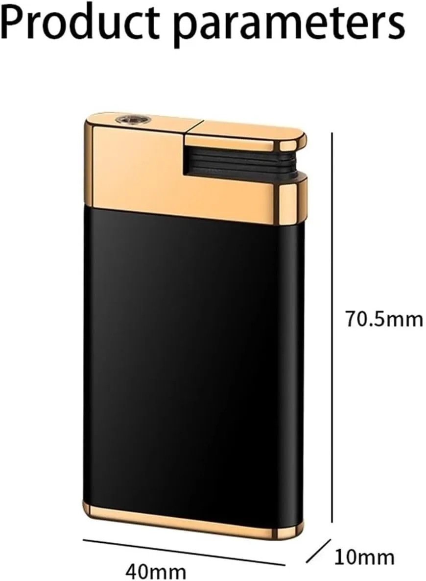 2024 Metal Portable Lighter, Gas Torch Lighter, Butane refillable Adjustable Flame Lighter, Jet Flame Windproof Lighter, Suitable for Camping, Outdoor, Gifts (Butane not Included)(White Silver)
