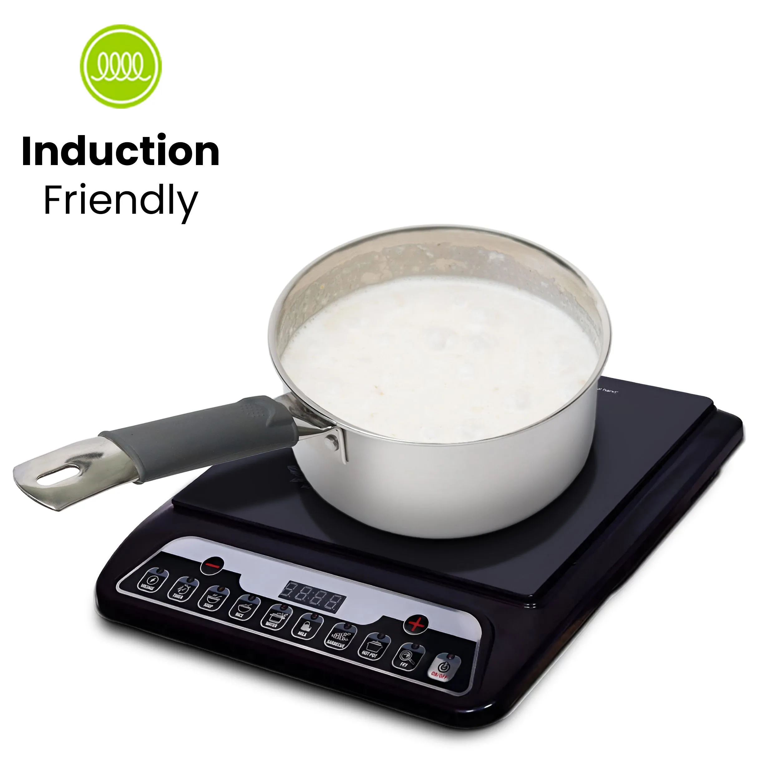 3.3L Allo CookSafe TriPly Sauce pan | Stainless Steel | With Stainless Steel Lid | Induction Friendly | 20 cm