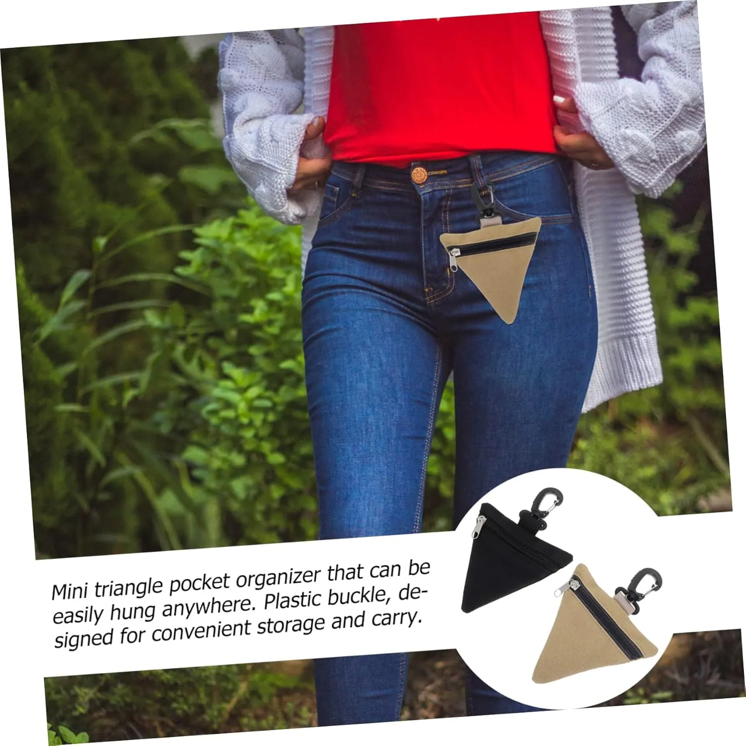 4 Pcs Fanny Pack Bag Organizer Dump Vest Attachment Small Item Organizer