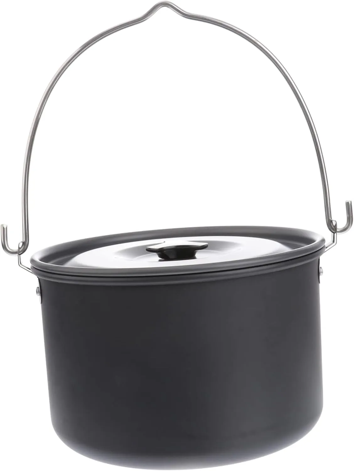 4l Camping Pot for 5-8 People Portable Outdoor Cookware Stove Non-Stick Picnic Cook Set