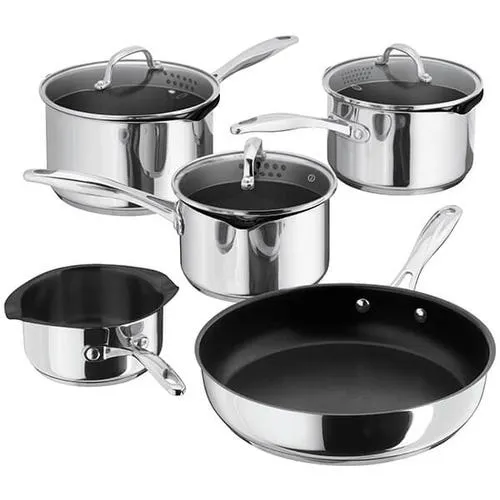 7000 Profile Non-Stick 5 Piece Draining Saucepan Set