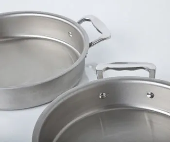 9" Round Stainless Steel Cake Pan USA Made by 360 Cookware BW009-RC