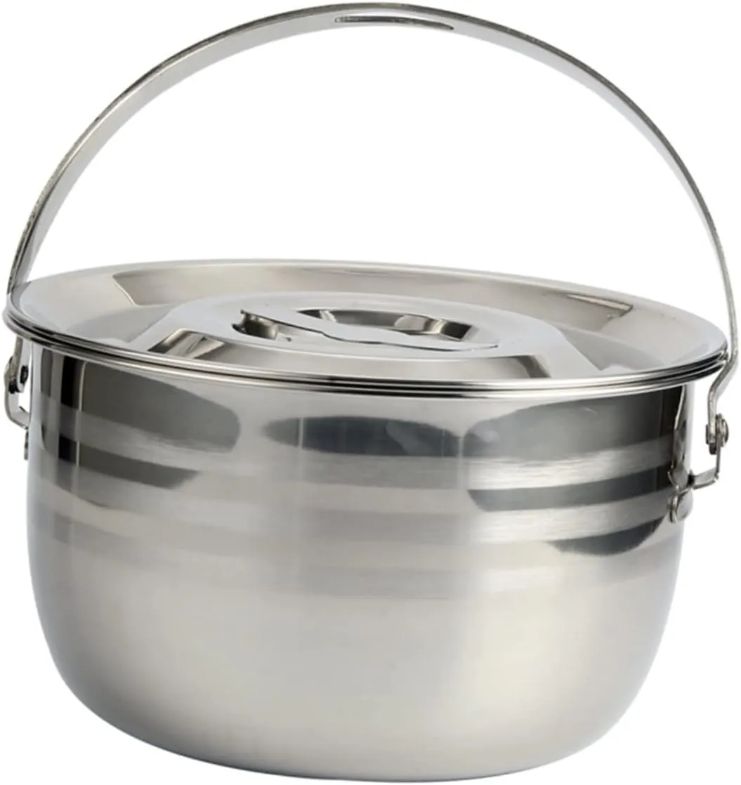 ABOOFAN 1pc High Capacity Stew Pot Non Stick Camping Cookware Saucepan with Handle for Home Cooking and Outdoor Use Easy to Clean and Maintain