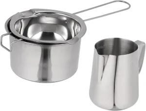 ABOOFAN Backpacking Pot for Outdoor Cooking Stainless Steel Cheese Melting -friendly Butter Frying Pot