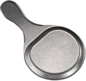 ABOOFAN Camping Dinner Plates Vintage Style Stainless Steel Plate Handles for Bbq Picnic Family Gatherings