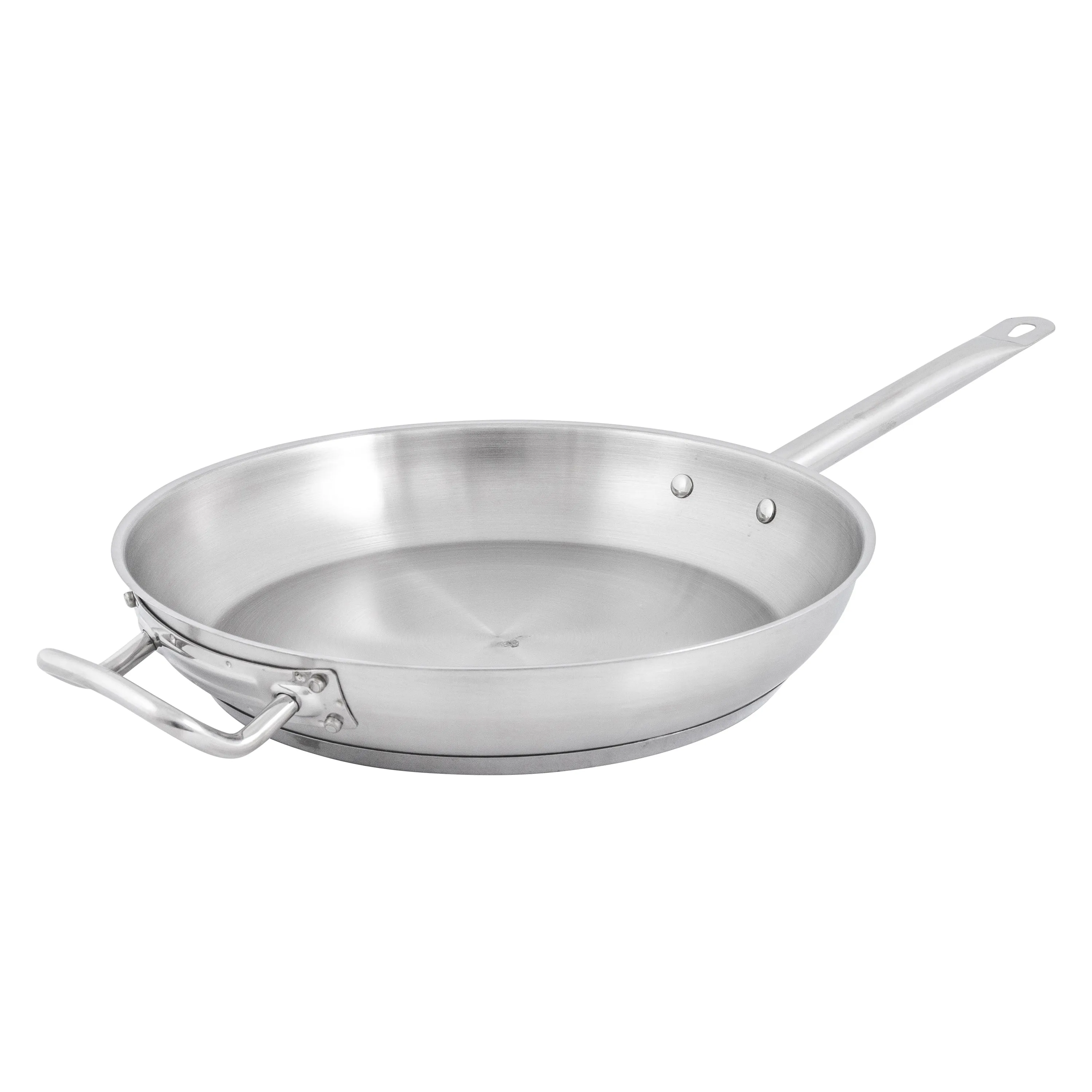 Adcraft FPSI-12 Fry Pan, 12 Inch, Stainless Steel