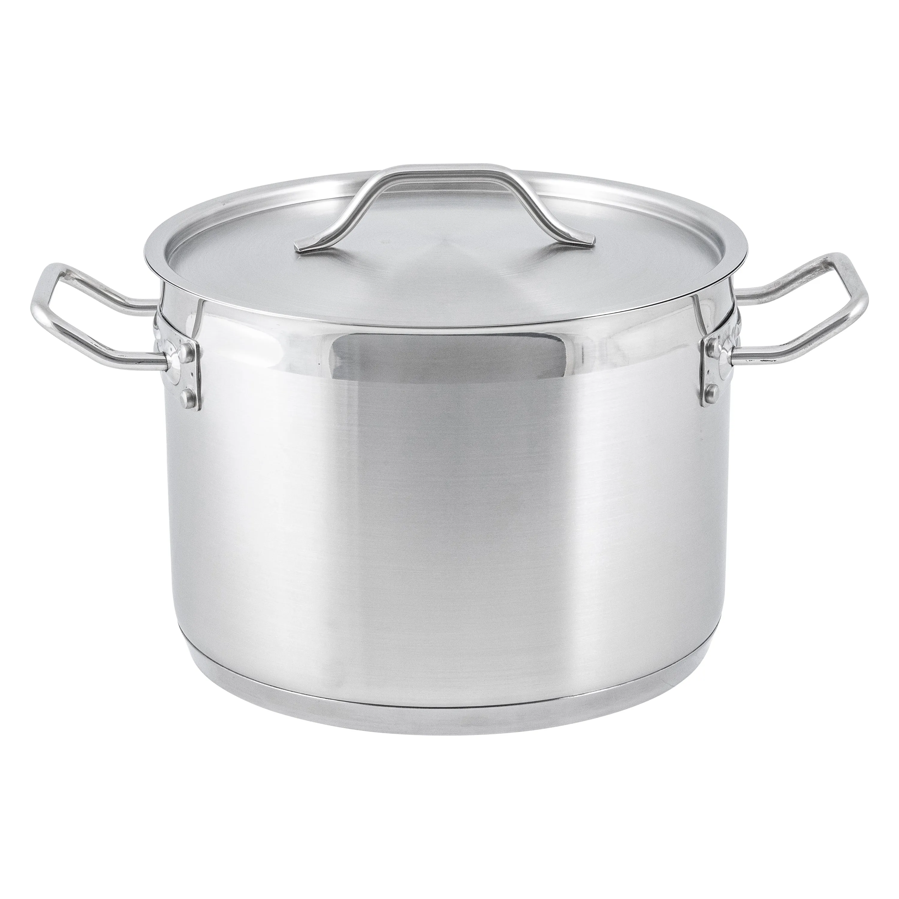 Adcraft Titan Induction Stock Pot with Cover 8 quart