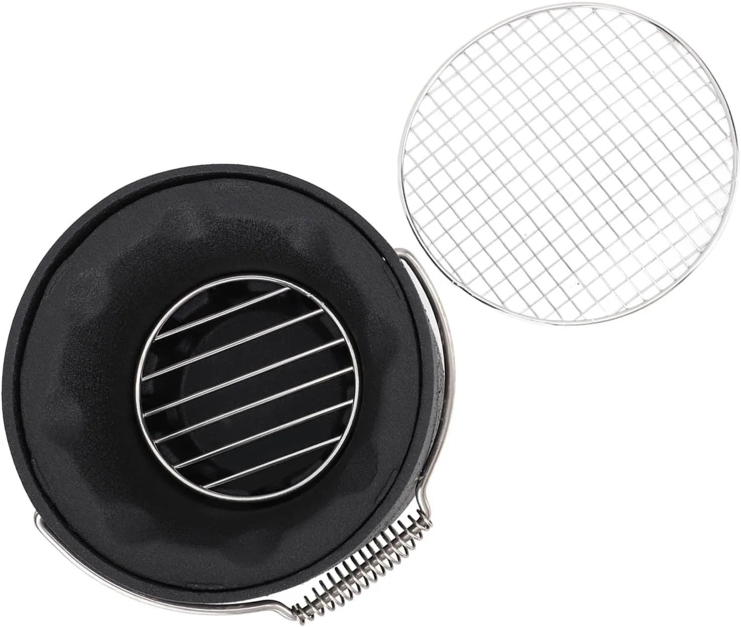 Aluminum Stainless Steel BBQ Stove Portable Multifunctional Charcoal Grill for Camping Tea Making, Hotel Outdoor (Small)