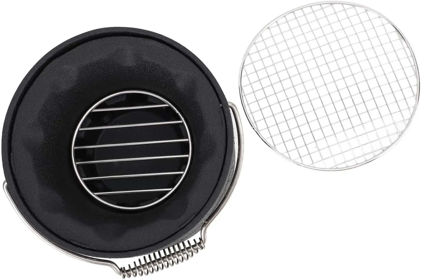 Aluminum Stainless Steel BBQ Stove Portable Multifunctional Charcoal Grill for Camping Tea Making, Hotel Outdoor (Small)