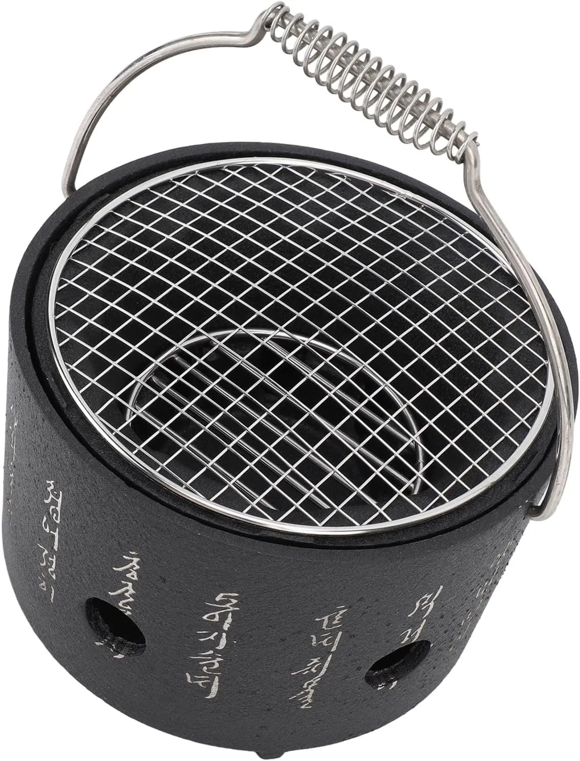 Aluminum Stainless Steel BBQ Stove Portable Multifunctional Charcoal Grill for Camping Tea Making, Hotel Outdoor (Small)