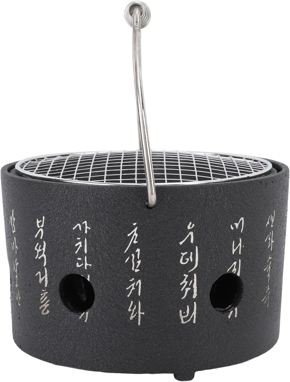 Aluminum Stainless Steel BBQ Stove Portable Multifunctional Charcoal Grill for Camping Tea Making, Hotel Outdoor (Small)