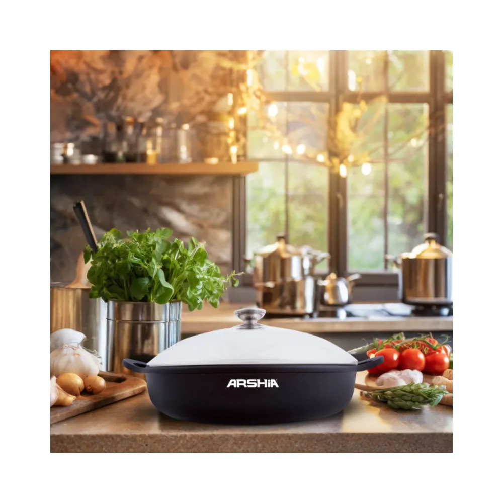 Arshia Aluminum Die Cast Fry Pan 36cm