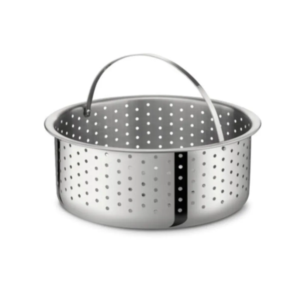 Arshia PR135-2022 Pressure Cooker with Glass Lid and Steamer 24cm