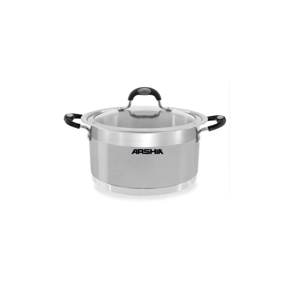 Arshia Stainless Steel Casserole 22cm