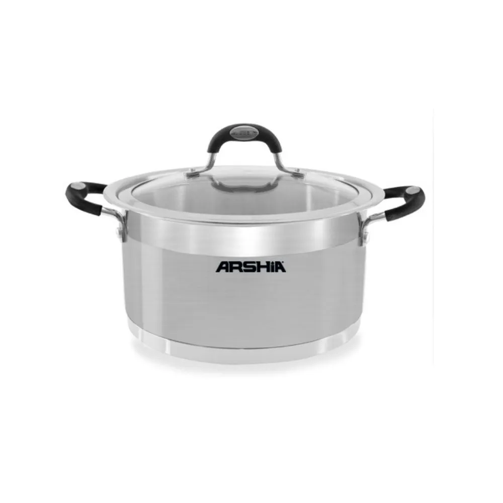 Arshia Stainless Steel Casserole 22cm
