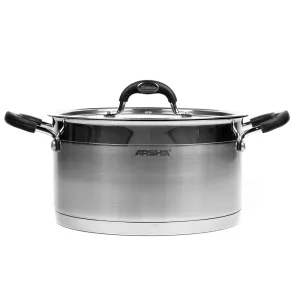 Arshia Stainless Steel Casserole 22cm