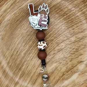 Badge Reel-Veterinary Tech Love AV007