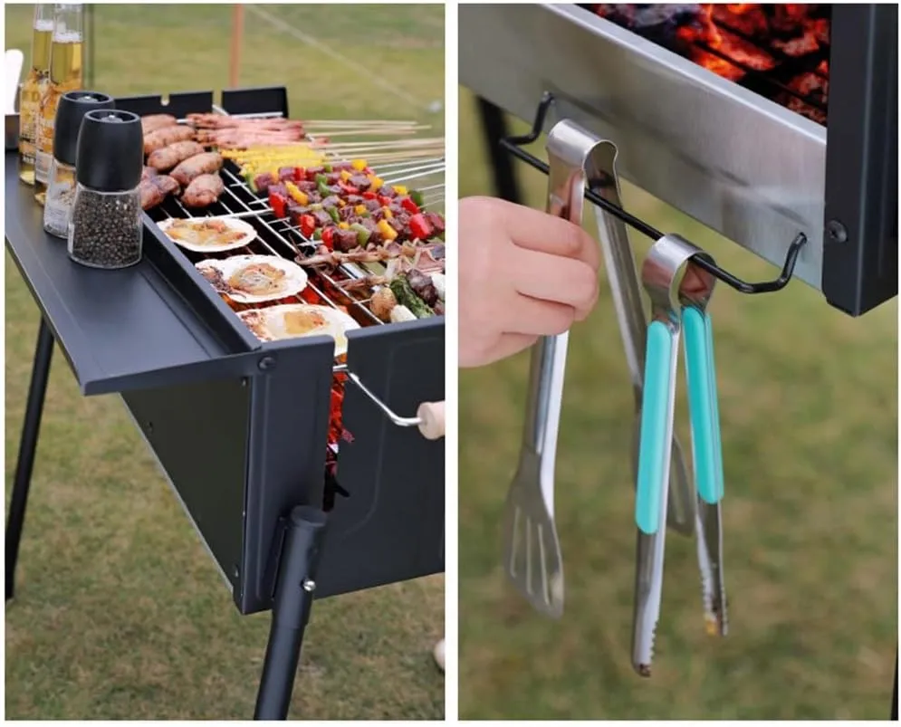 Barbecue Rack Outdoor Charcoal Folding Barbecue Rack Stainless Steel Barbecue Stove
