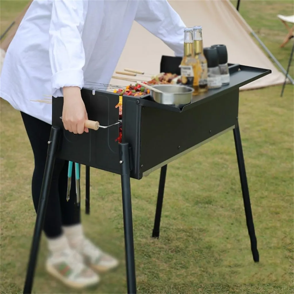 Barbecue Rack Outdoor Charcoal Folding Barbecue Rack Stainless Steel Barbecue Stove