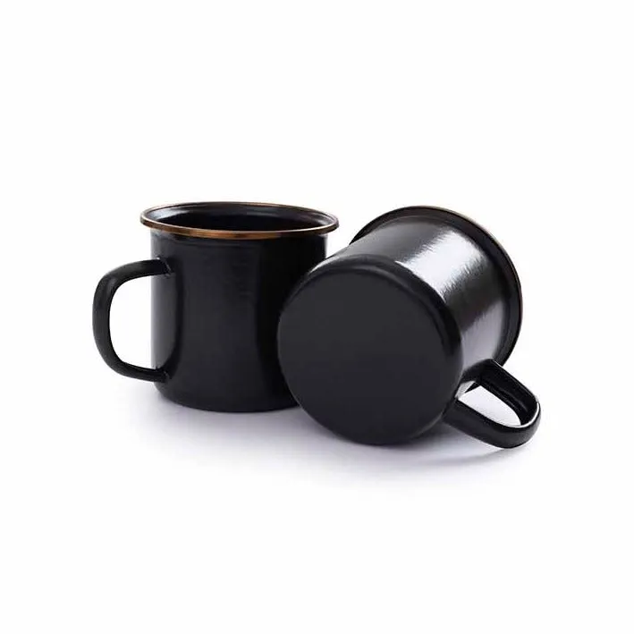 Barebones Enamel Cup - Charcoal