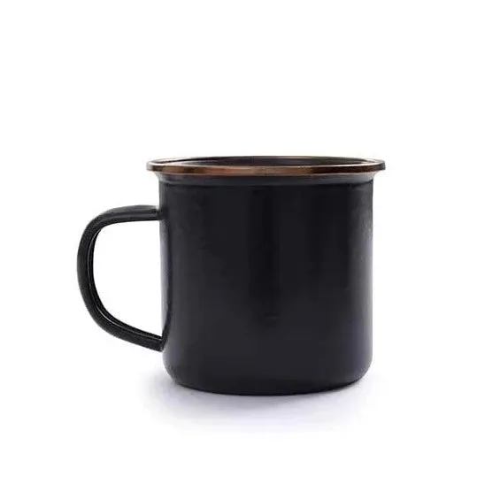 Barebones Enamel Cup - Charcoal