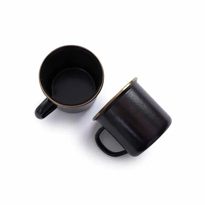 Barebones Enamel Cup - Charcoal