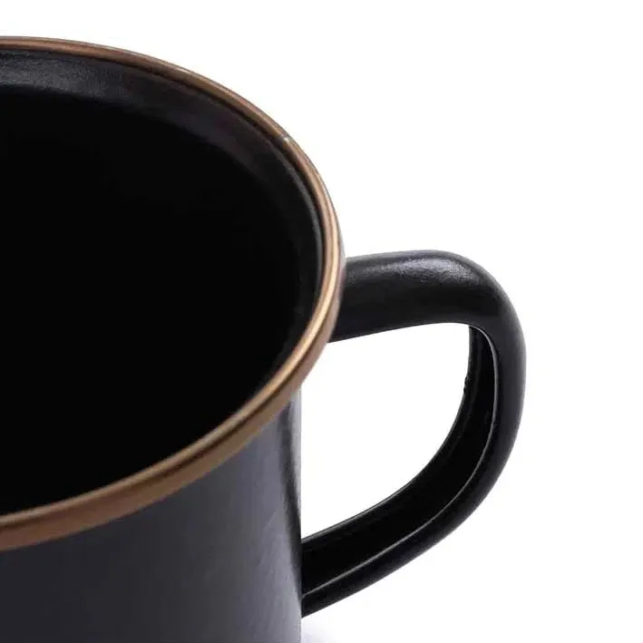 Barebones Enamel Cup - Charcoal