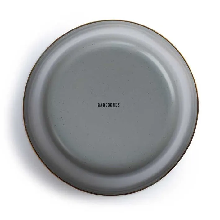 Barebones Enamel Mixing Bowls - Slate Grey