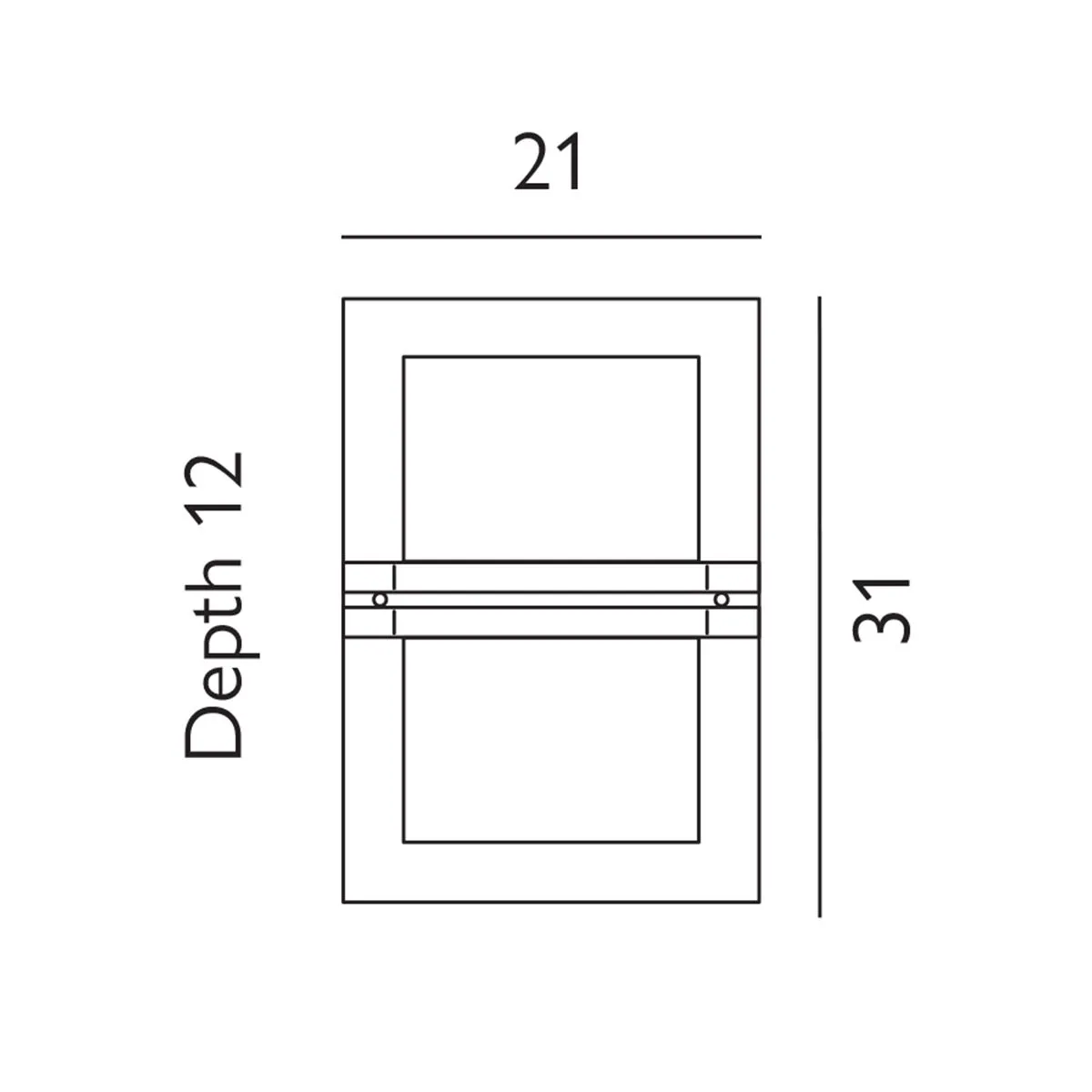 Basel 1 Light Wall Lantern - Stainless Steel With Frosted Glass | Stainless Steel