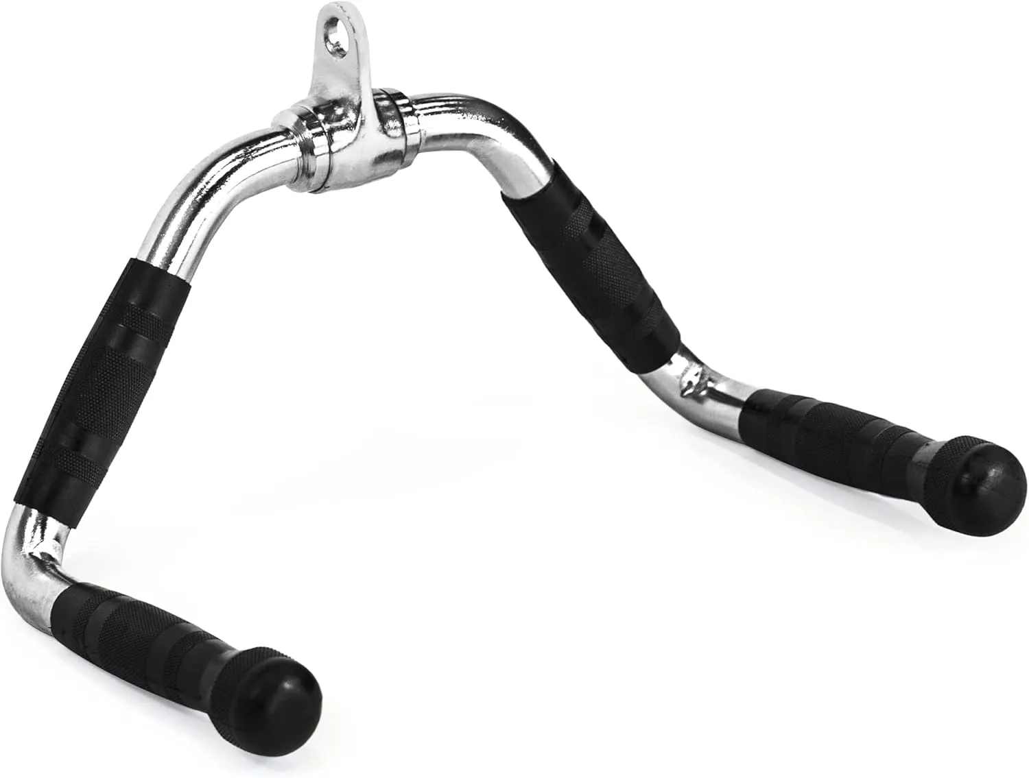 Bells of Steel Multipurpose Bar LAT Pull Down Attachment Close Grip, Cable Attachments for Gym Machines with Carabiners, 25mm Diameter