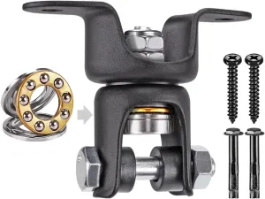 BeneLabel Heavy Duty Boxing Punching Bag Hanger with Chain, 800 LB Capacity, 360° Rotation Wood Beam Holder with 4 Chains and 4 Carabiners, 2 Wood Screws for Wooden Sets