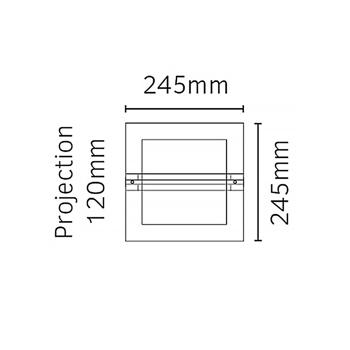 Bern 1 Light Wall Lantern - Black With Clear Glass | Black
