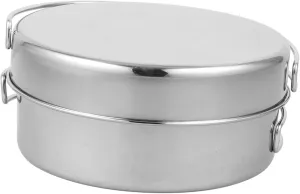 BESPORTBLE 1 Set Outdoor Camping Pot Set Camp Stove Stoves Frying Smart Gadgets Jet Utensil Camping Kettle Camping Saucepan Boiler Camping Oven Place Cook Gear Cutlery Silver Stainless Steel