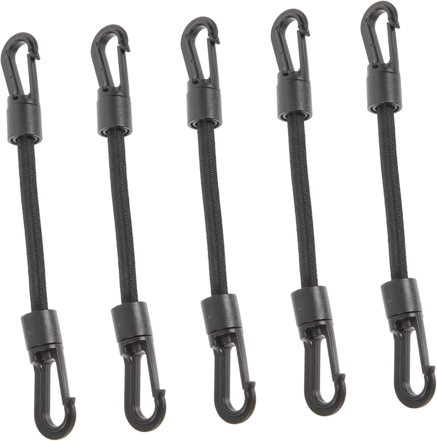 BESPORTBLE 20 Pcs Elastic String Hook Portable Hook Strap Outdoor Camping Hook Rope Kayak Hook Strap Bungee Rope Heavy Duty Hooks Portable Hook Rope Pom Double Head Camping Supplies