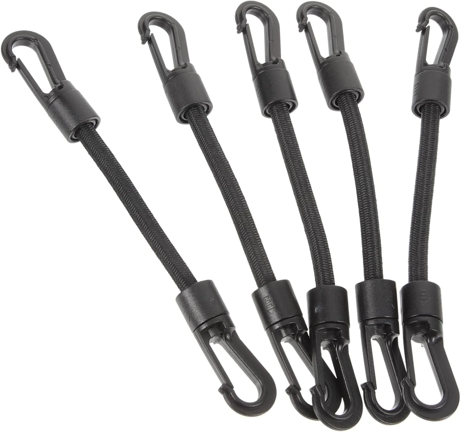 BESPORTBLE 20 Pcs Elastic String Hook Portable Hook Strap Outdoor Camping Hook Rope Kayak Hook Strap Bungee Rope Heavy Duty Hooks Portable Hook Rope Pom Double Head Camping Supplies
