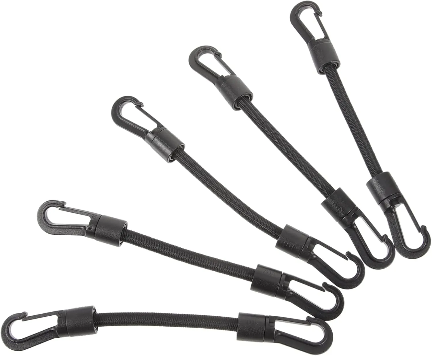 BESPORTBLE 20 Pcs Elastic String Hook Portable Hook Strap Outdoor Camping Hook Rope Kayak Hook Strap Bungee Rope Heavy Duty Hooks Portable Hook Rope Pom Double Head Camping Supplies
