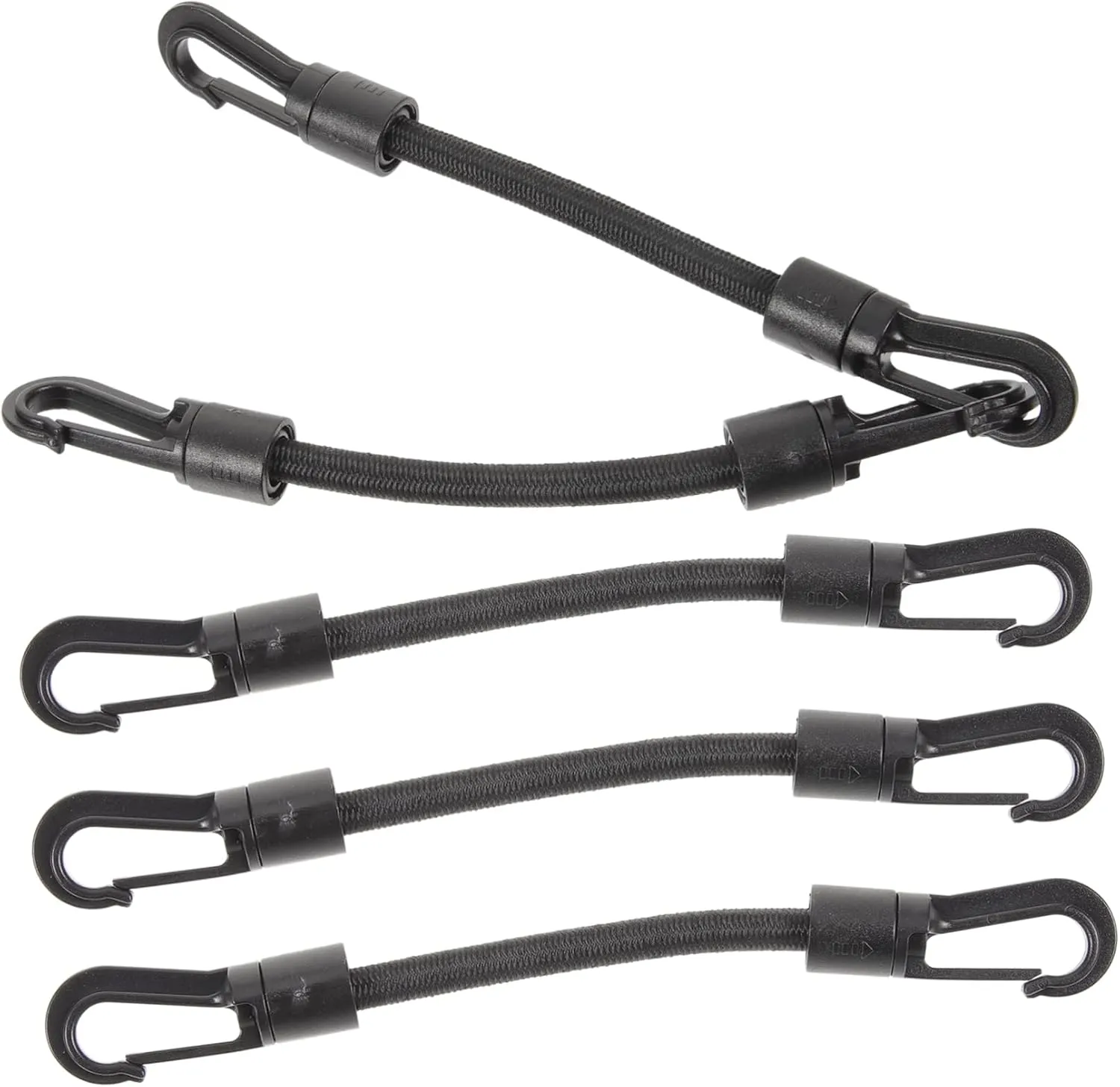 BESPORTBLE 20 Pcs Elastic String Hook Portable Hook Strap Outdoor Camping Hook Rope Kayak Hook Strap Bungee Rope Heavy Duty Hooks Portable Hook Rope Pom Double Head Camping Supplies