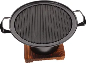 BESPORTBLE Mini Bbq Stove Portable Grill for Camping Aluminum Alloy Non- to Use Store Versatile Grill for All Foods
