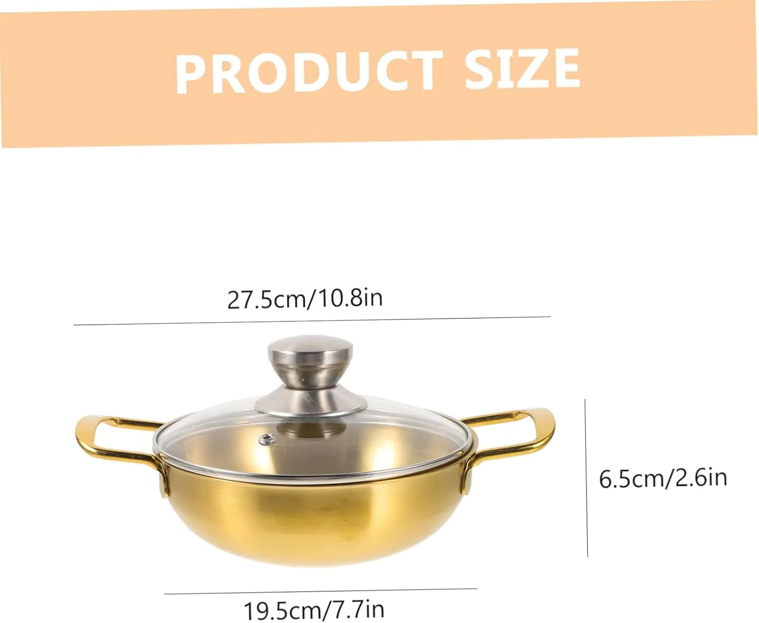 BESPORTBLE Mini Hot Pot Cooking Pots Dispenser Portable Pot Support Cooking Colanders Boil Infuser Black