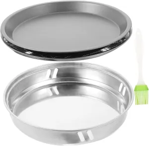 BESPORTBLE Stainless Steel Portable Grill Disposable Bbq for Camping Mini Outdoor Barbecue Set Easy-clean Barbecue Rack Random Color