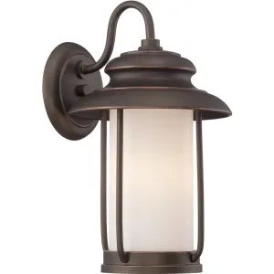 Bethany Mahogany Bronze LED Outdoor Wall Lantern