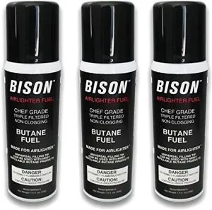 Bison Airlighter Portable Firestarter with BONUS 3 Refills